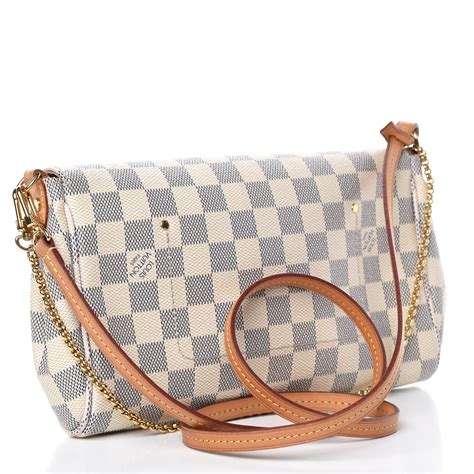 louis vuitton favorite mm damier azur replica|damier neverfull mm price.